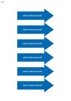 Analyse Satzgefüge - Pfeile (blau/orange) - Englisch