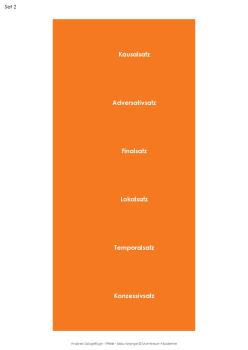 Preview: Analyse Satzgefüge - Pfeile (blau/orange)