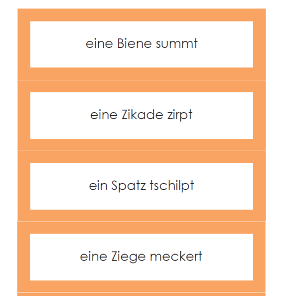 Tierlaute - (Wortstudium/korrekter Ausdruck)
